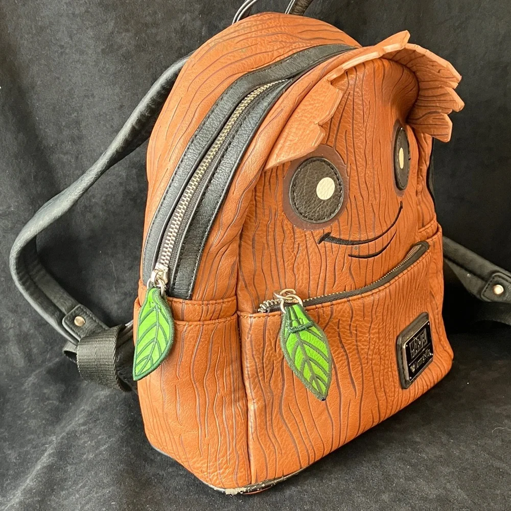 Loungefly Marvel Groot Mini Backpack Guardians of the Galaxy tree character bag